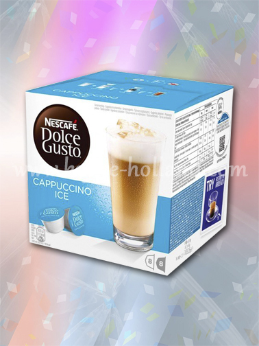 Set of 4 Nescafé Dolce Gusto Ice Cappuccino Coffee Cup Cold Drink Iced Tea Glass