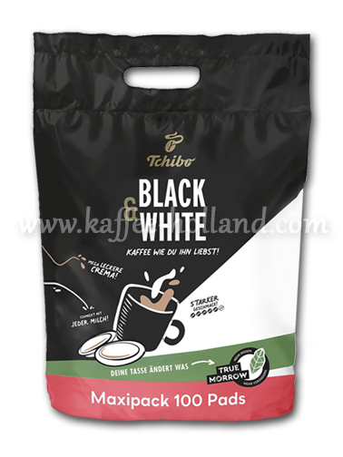 Tchibo Black & White Megabeutel 100 Pads