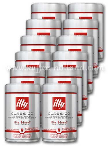 Illy Classico Coffee Beans – 12x250 gr (7577)