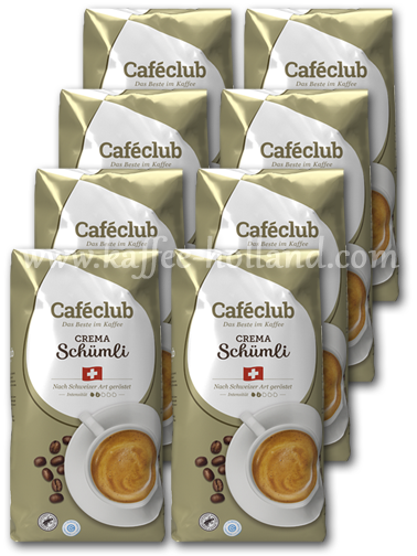 Caféclub Crema Schümli Beans - 8 kg