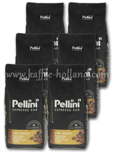 Pellini No82 Vivace Espresso Bohnen - 6 kg