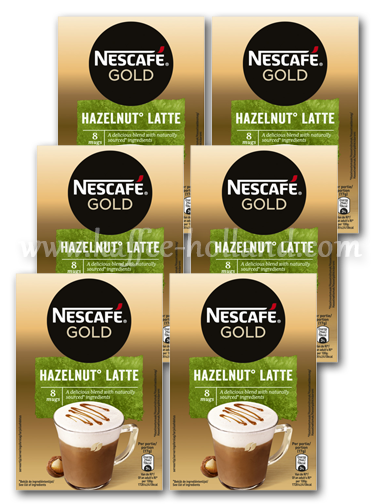 Nescafé Gold Hazelnut Latte x 6