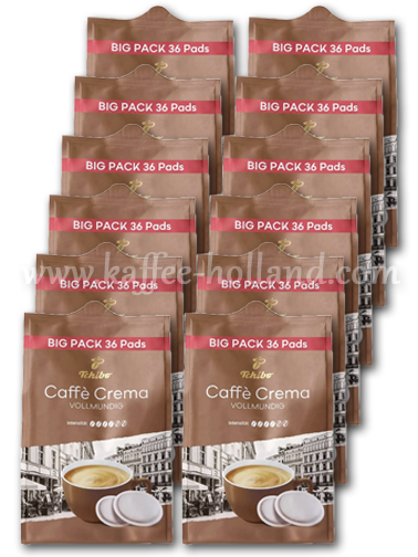 Tchibo Caffè Crema Vollmundig 12x36 Pads